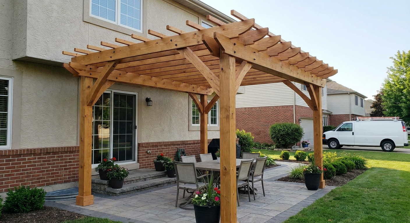 pergola repair – completed project