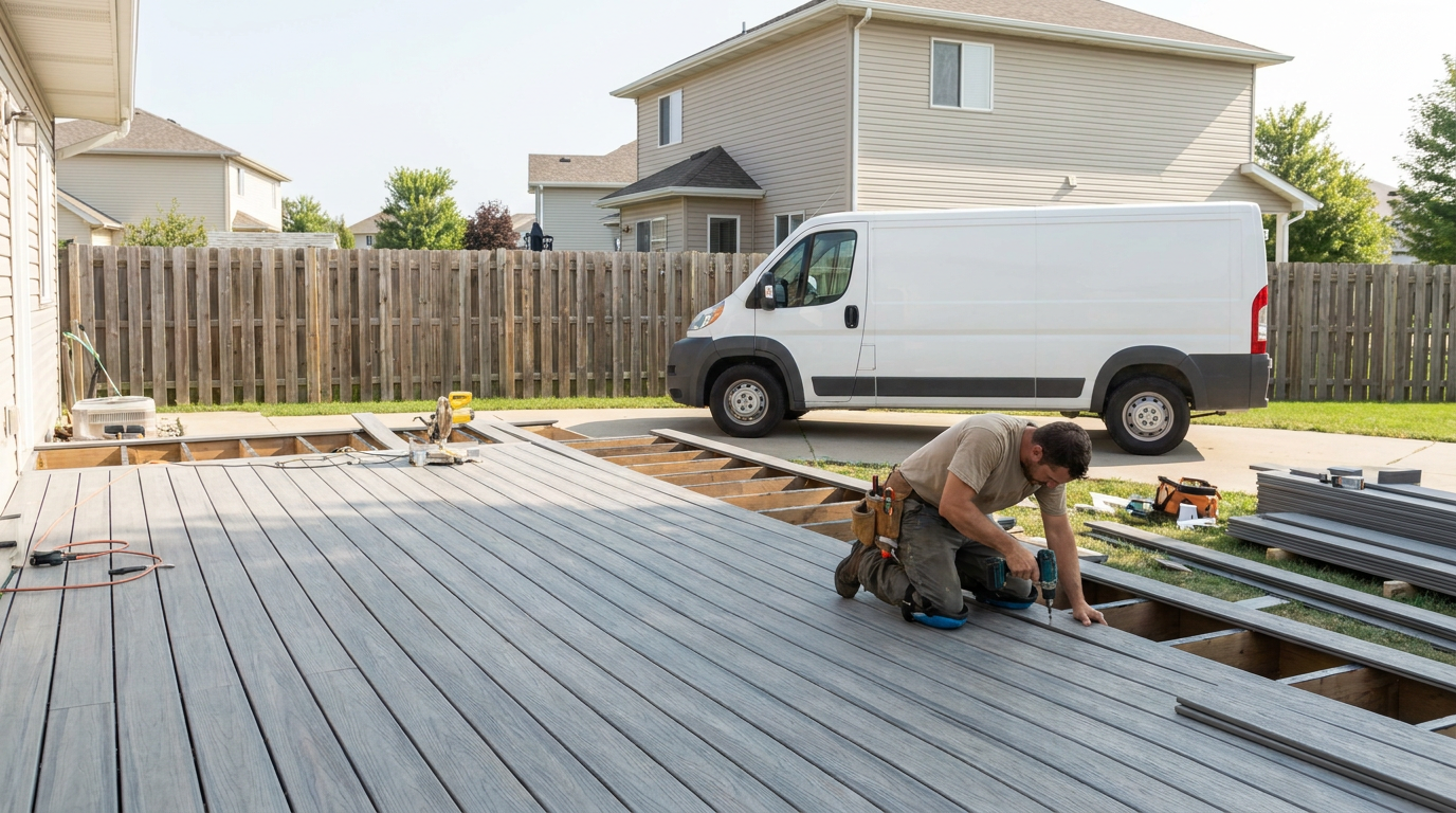 composite deck installation – project overview